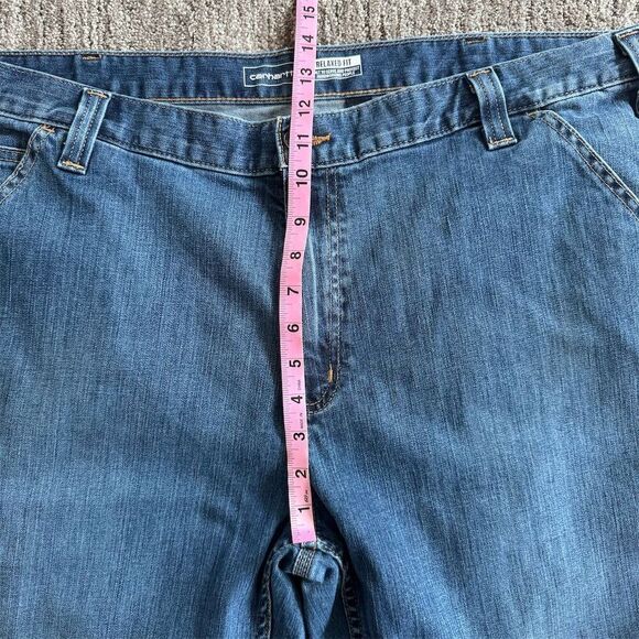 Carhartt Relaxed Fit Utility Carpenter Cargo Jeans Blue Size 40x30 Streetwear - Picture 9 of 12